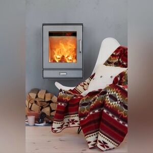 Ecuadane Artisan Southwestern Aztec Blanket Cotacachi Fire Cozy Winter Wool Warm